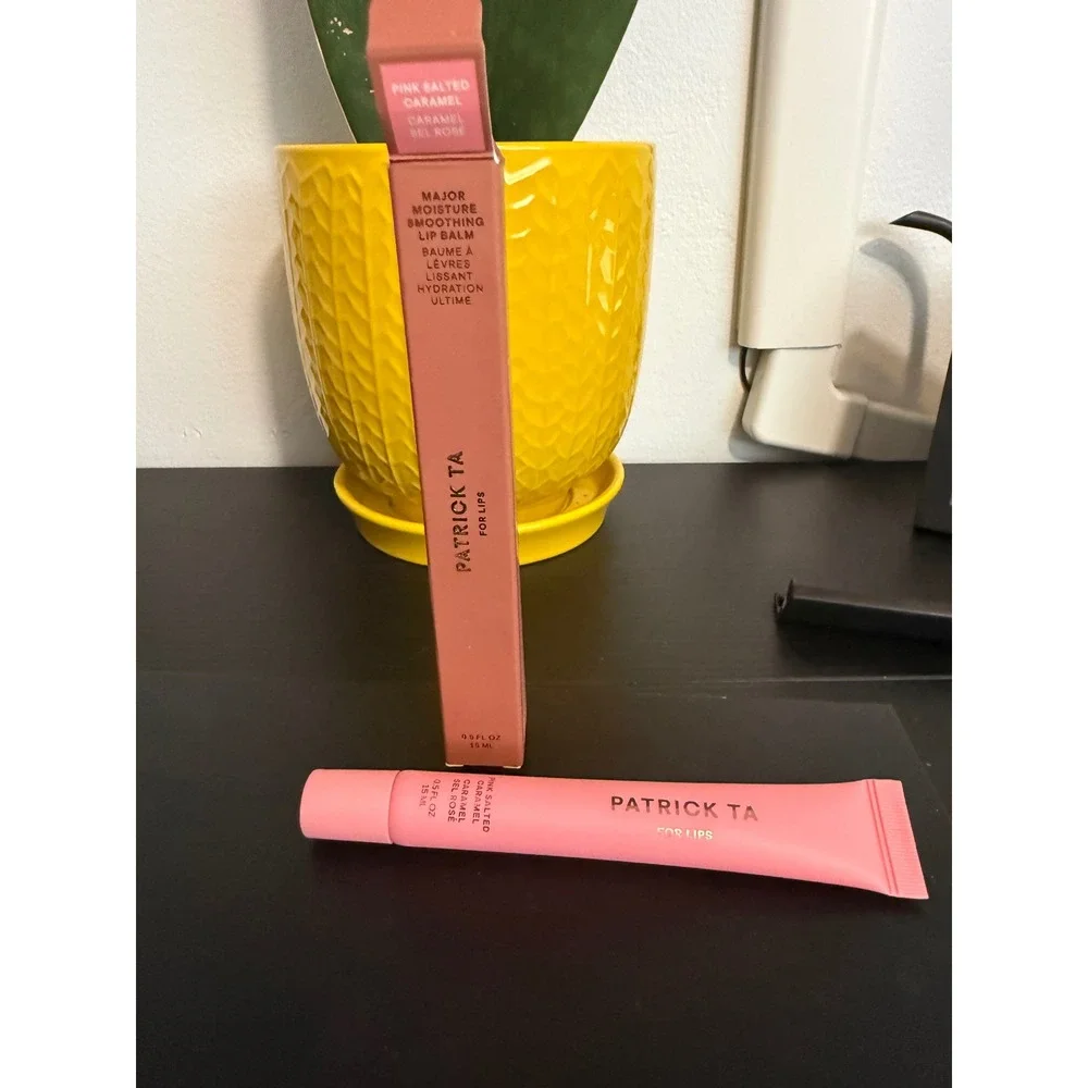 Patrick Ta Major Moisture Smoothing Lip Balm Pink Salted Caramel 0.5 fl oz 15 ml